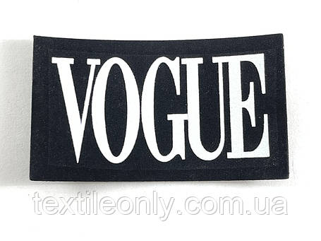 Нашивка Vogue 70х40 мм, фото 2