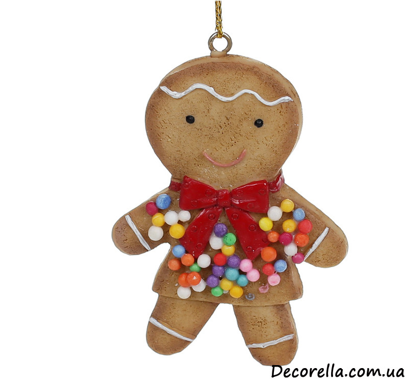 Підвіска "Пряничний чоловічок" хлопчик, фото 1