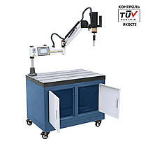 TM 10 E/R1500 Різнобарвний верстат (М3-М10) з поворотною консоллю | Різьбонарізна машина електрична, фото 3
