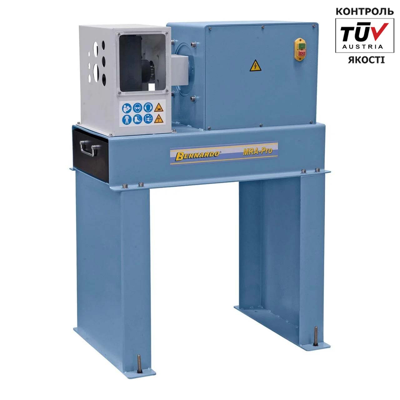 MRA-Pro ВЕРСТАТ ДЛЯ ВИРУБКИ СІДЛОВИН НА ТОРЦЯХ ТРУБ ЕЛЕКТРИЧНИЙ Bernardo | інструмент для вирубки сідловин