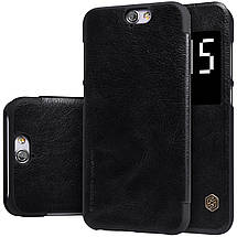 Шкіряний чохол Nillkin Qin для HTC One A9 чорний, фото 2