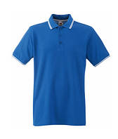 Мужская футболка поло синяя 032-KB
