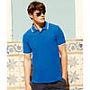 Чоловіча футболка поло синя 032-KB, фото 3