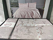 Покривало жакардове 250x260 з наволочками Тм Karina Francois Lavanta