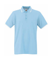 Чоловіча футболка поло блакитна 032-RS