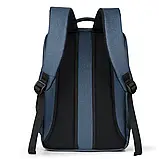 Рюкзак Oumantu 9003, міський портфель для ноутбука 15.6", розмір 42х30х12 см, оригінал — Синій, фото 9