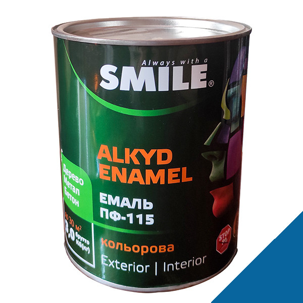 Фарба Smile ПФ-115 електрик 2,8кг, фото 1