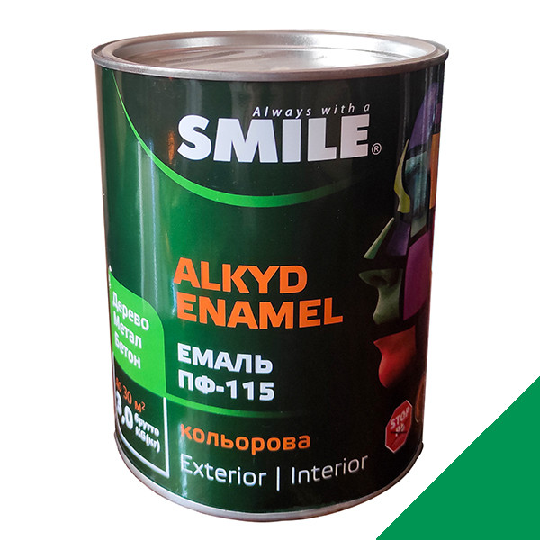 Фарба Smile ПФ-115 смамагдова 2,8 кг, фото 1