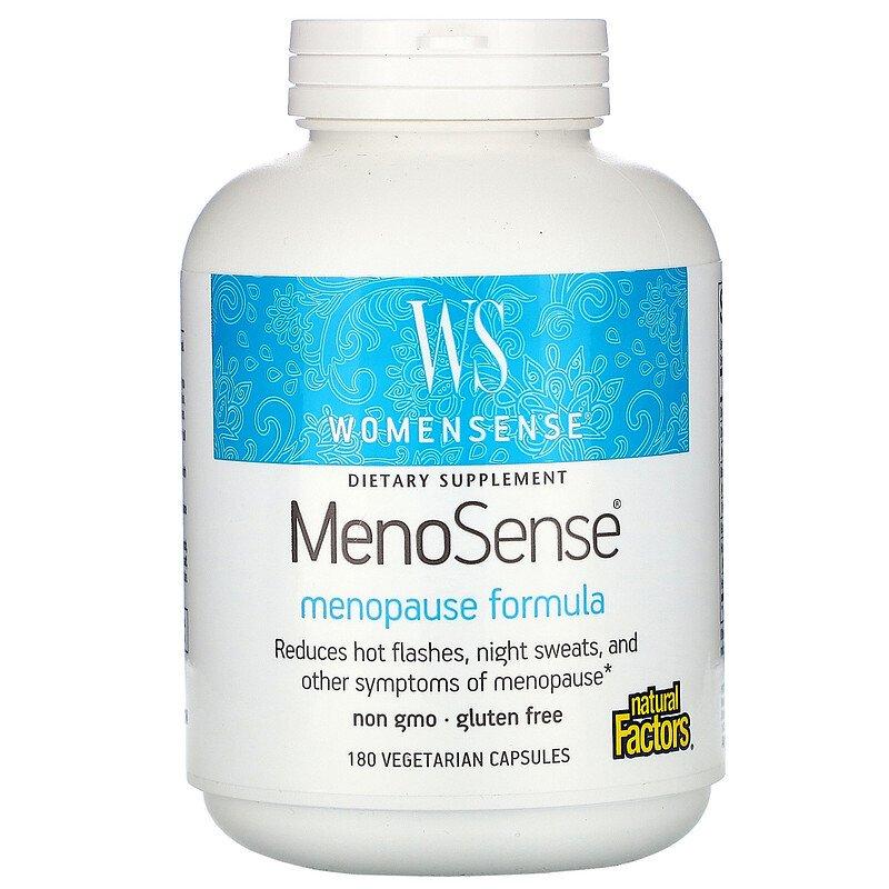 Natural Factors WomenSense MenoSense Menopause Formula 180 капсул, фото 1