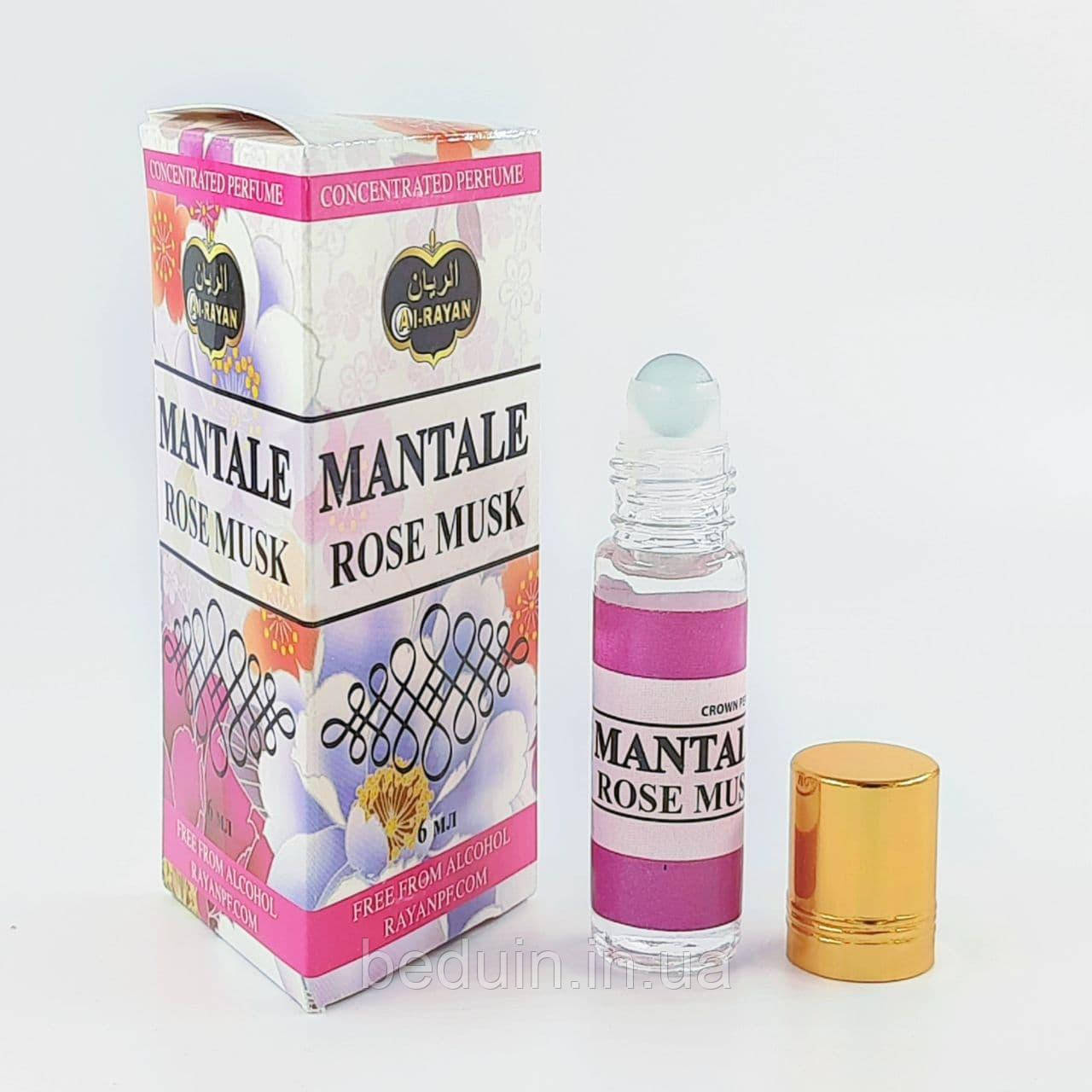 Арабські масляні духи Mantale rose musk (Мантал Роза Муск) від Rayan