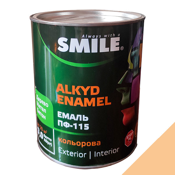 Фарба Smile ПФ-115 кремова 2,8кг, фото 1