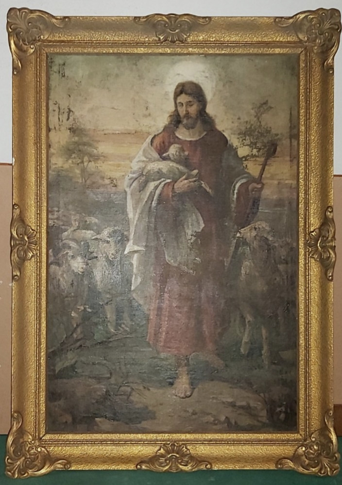 Ікона Ісус Христос Добрий пастир XIX століття