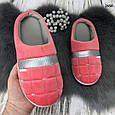 Тапочки домашні жіночі теплі Dago Style коралові, фото 2