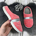 Тапочки домашні жіночі теплі Dago Style коралові, фото 3
