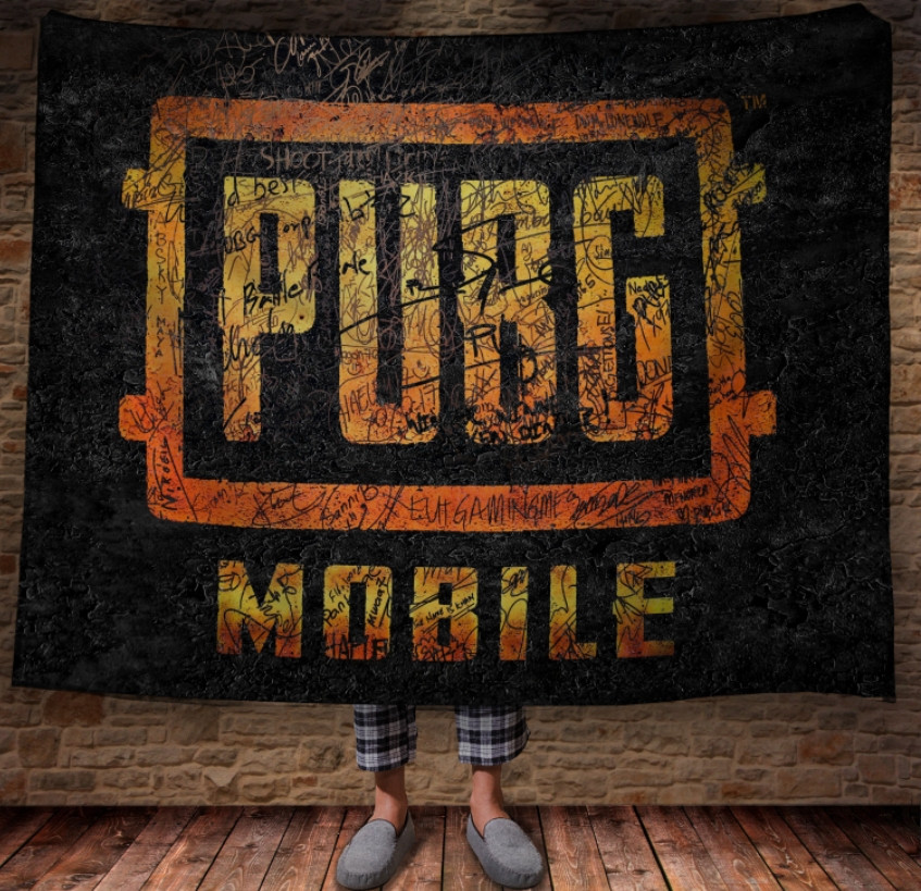 Плед з 3D принтом на тему PUBG