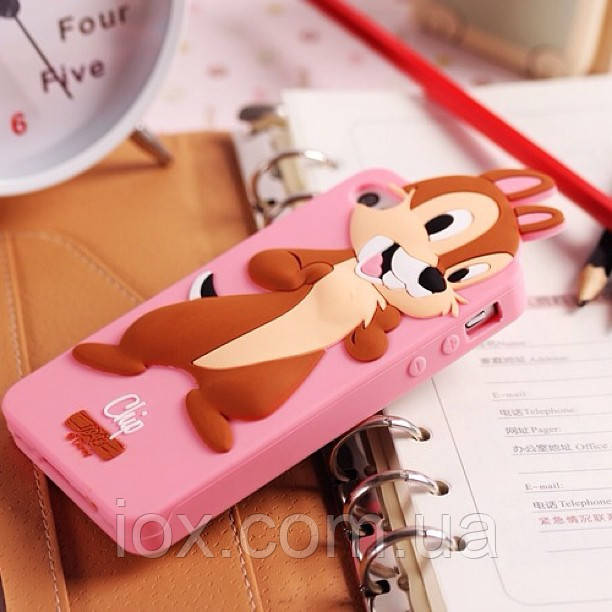 Силіконовий чохол ЧІП для Iphone 5/5S