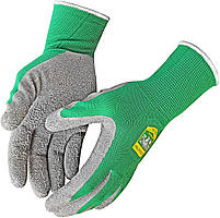 Робочі рукавички GRUNTEK 10 пар, розмір L с латексным покрытием (602201009)