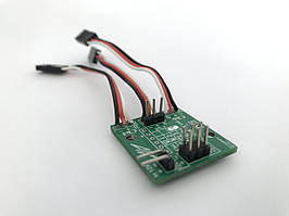 Плата керування світлом кораблика (3 канальна, живлення від борта кораблика)