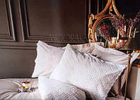 Элитное постельное белье сатин с кружевом Pupilla евро-размер "Lauren Kapicino"