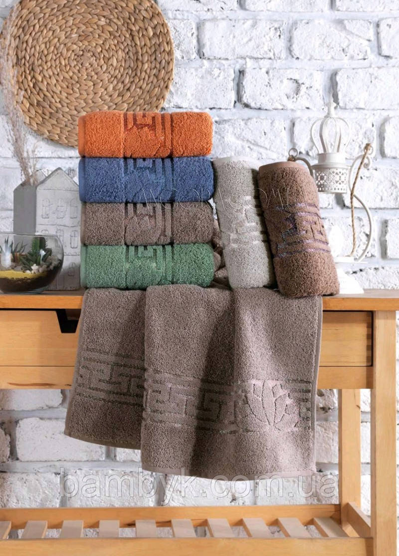 Бавовняні лазеві рушники в наборі 6-шт (дуже щільні) Gulcan Туреччина