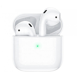 Бездротові блютус навушники з мікрофоном сенсорні навушники Hoco Apple AirPods EW03 Білий