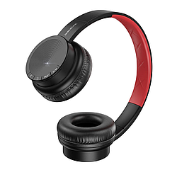 Бездротові накладні MP3 навушники блютуз з мікрофоном з картою пам'яті BOROFONE BO11 Bluetooth Чорний