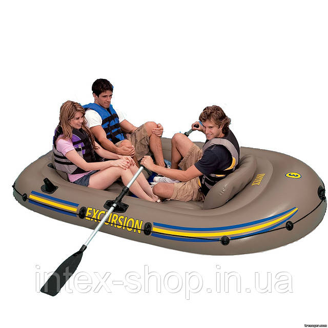 Надувний човен Excursion 3 Set Intex 68319 разів. 262х157x42 см