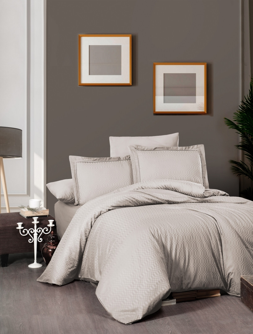 Постільна Білизна First Choice Deluxe Satin Chakers Champagne