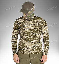 Гольф тактичний термобілизна ХБ / логслів утеплений на байці ММ14 (піксель ЗСУ)