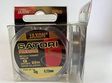 Волосінь повідцева Jaxon Satori Premium 0.12 мм/3 кг (25 м)