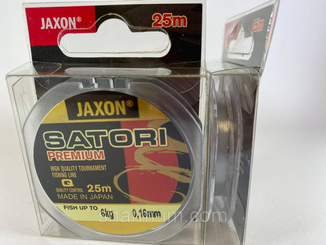 Волосінь повідцева Jaxon Satori Premium 0.16 мм/6 кг (25 м)