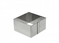 Форма кондитерська One Chef квадратна 12х12 см h4,5 см неіржавка сталь (901203)