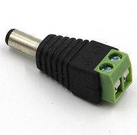 №12 Штекер живлення 2,1х5,5х14 мм "ТАТО" з клемної колодкою під гвинт 70511