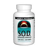 СОД Ферменты 235 мг, SOD, Source Naturals, 180 таблеток