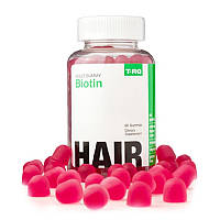 Биотин, вкус клубники, Biotin, T-RQ, 60 жевательных конфет