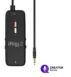 Мобільний мікрофонний інтерфейс IK MULTIMEDIA iRIG PRE 2