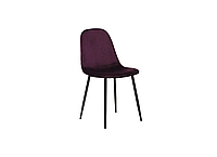 Стул Vetro M-10 баклажан вельвет | стул для дома | мягкий стул для кафе | стулья для гостиной и кухни