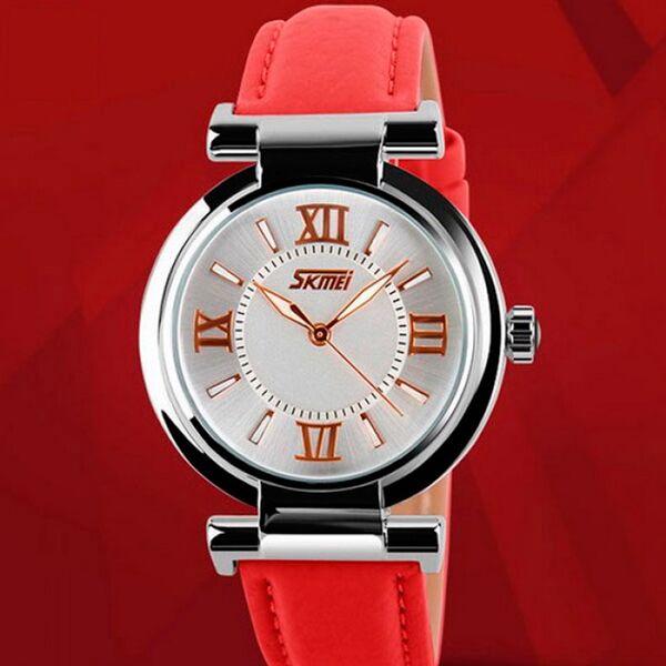 Жіночий годинник Skmei Elegant Red 9075R