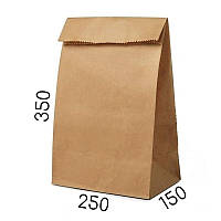 Крафт пакет без ручек - 250 × 150 × 350 мм