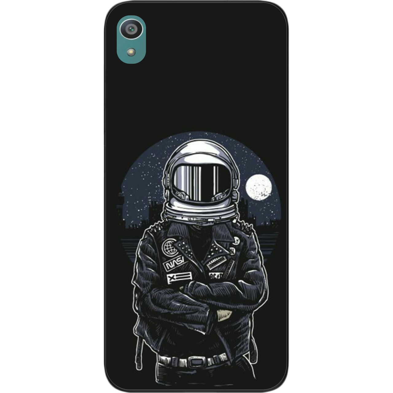 Силіконовий чохол для Sony Xperia Z5 E6633 з картинкою Космонавт і місяць, фото 1