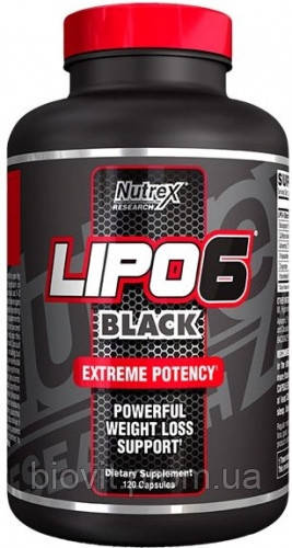 Жироспалювач (Lipo 6 Black Extreme Potency Powerful weight loss support)