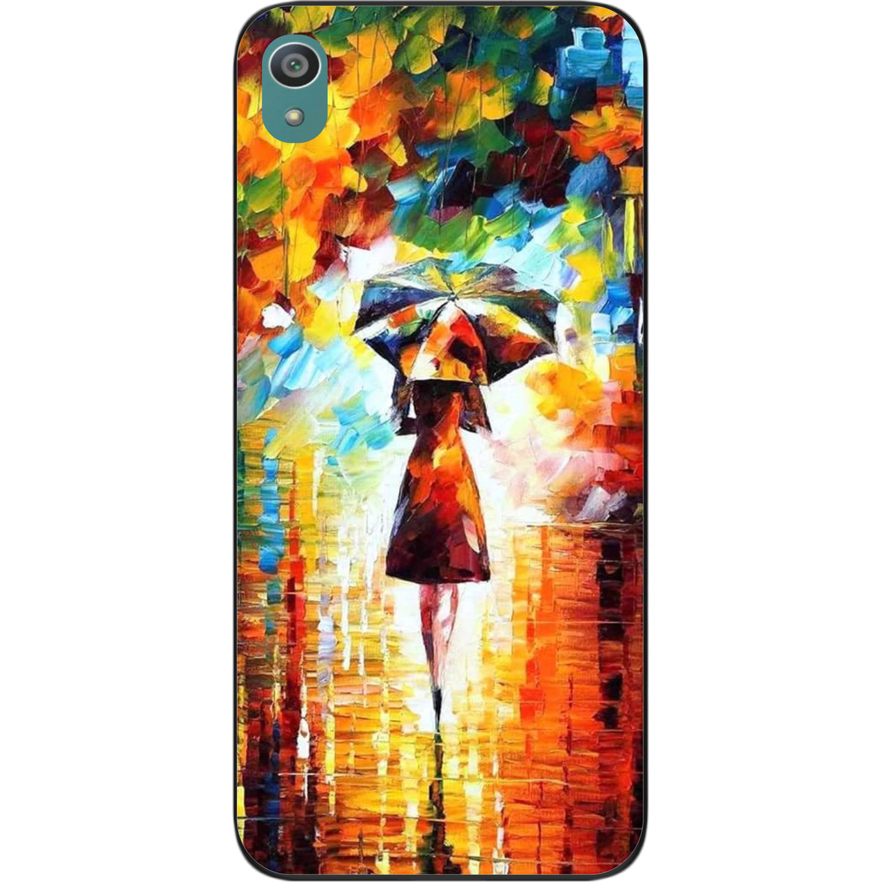 Бампер силіконовий чохол для Sony Xperia Z5 E6633 з картинкою Під дощем, фото 1