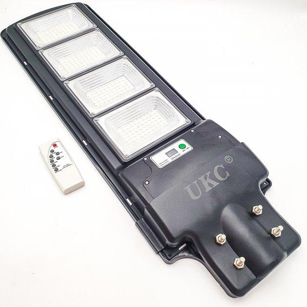 Ліхтар вуличний на стовп з пультом UKC Solar Street Light R4 4VPP, фото 1