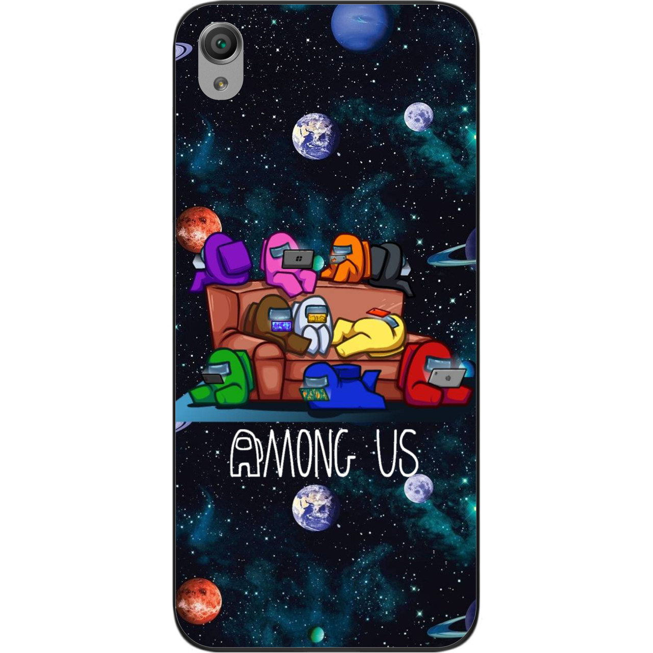 Силіконовий чохол для Sony Xperia M4 Aqua з картинкою Among us Команда, фото 1