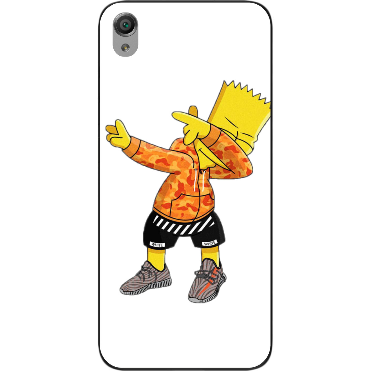 Силіконовий чохол для Sony Xperia M4 Aqua з картинкою Барт Сімпсон, фото 1