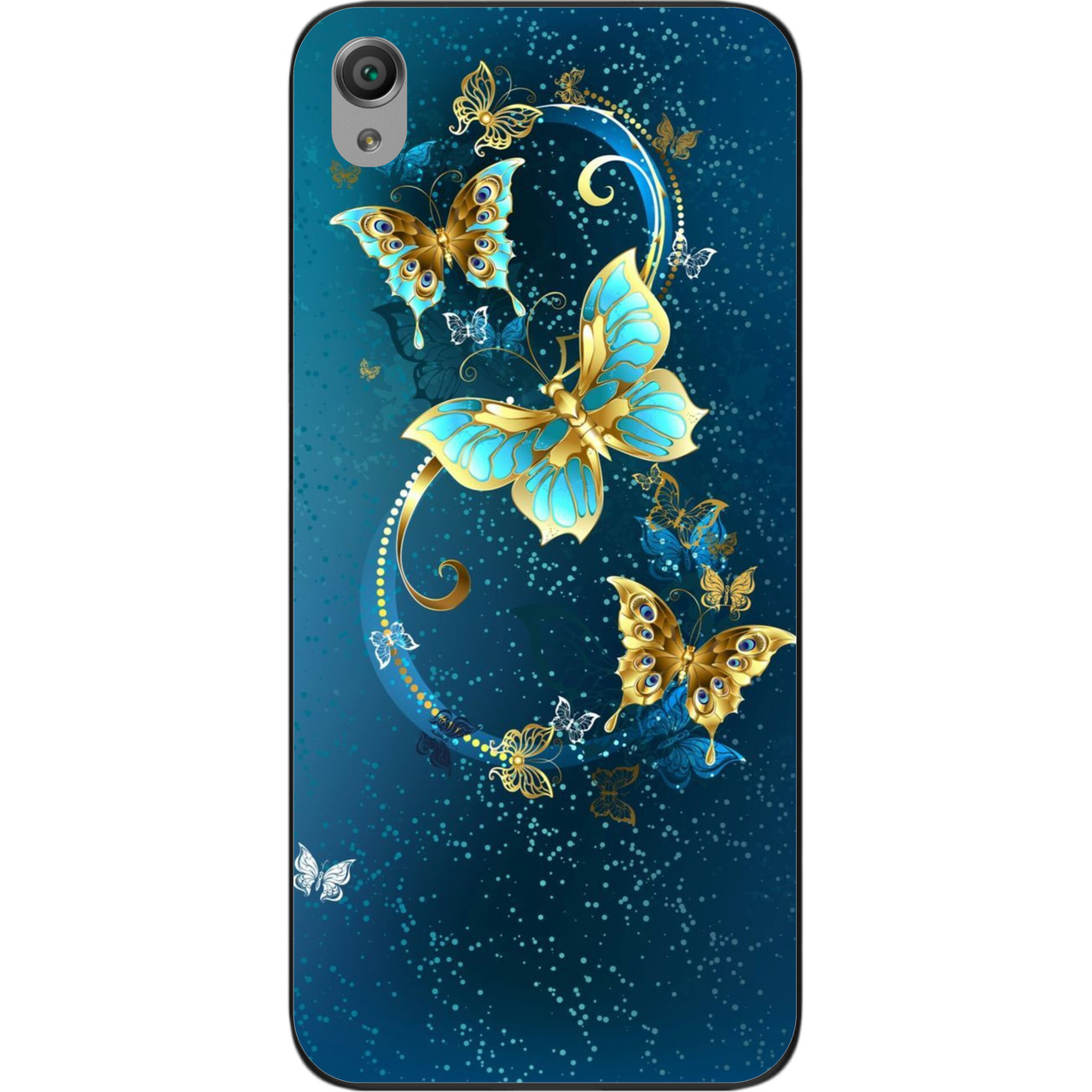Чохол силіконовий для Sony Xperia M4 Aqua з картинкою Метелики, фото 1