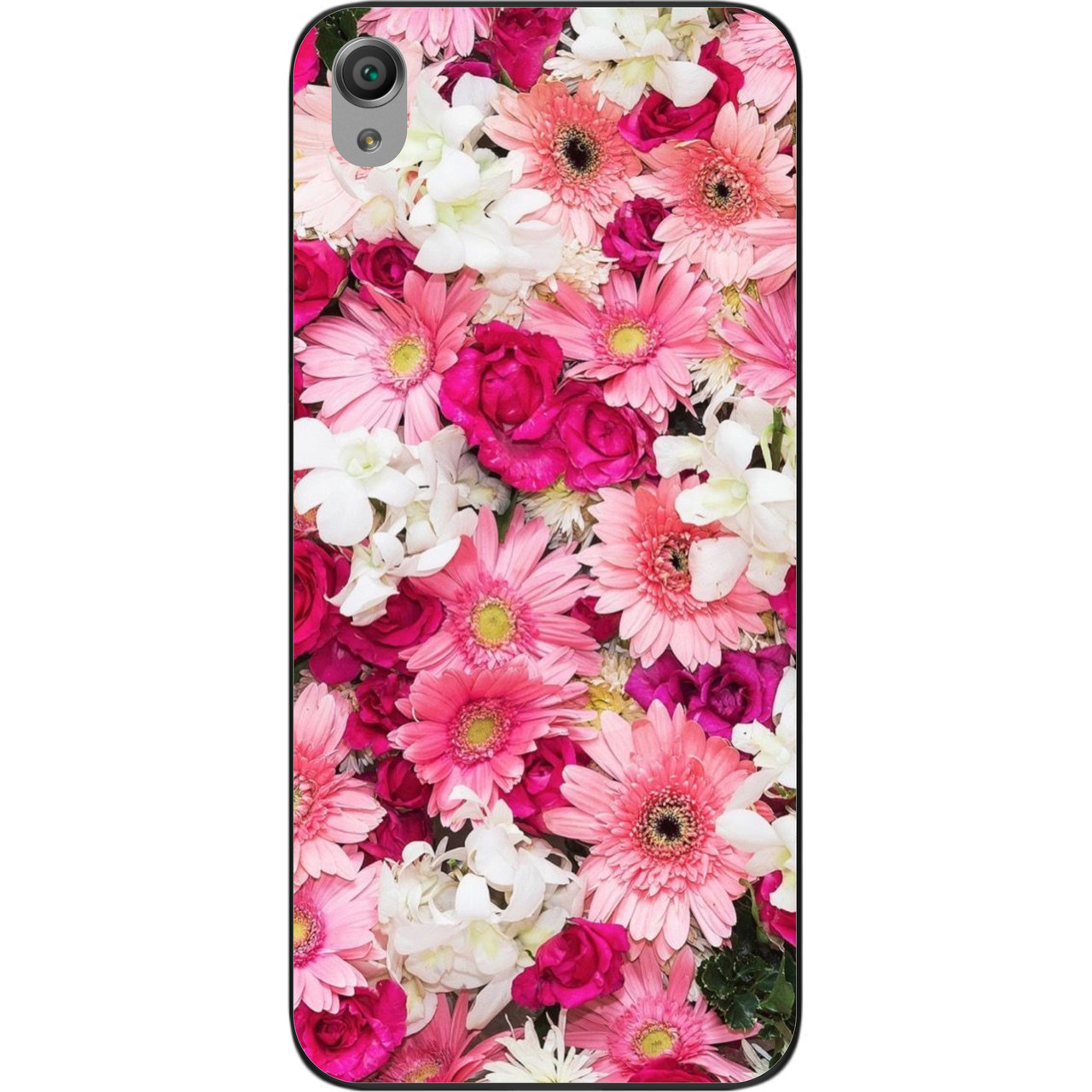 Чохол силіконовий для Sony Xperia M4 Aqua з картинкою Квіти, фото 1