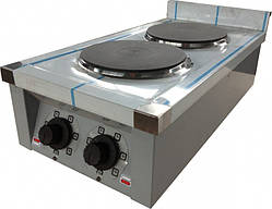 Кухонна промислова електроплита настільна ЕПК-2 «Еталон» d-220 мм