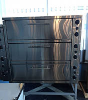 Трисекційна жарочна промислова шафа ШЖЕ-3-GN2/1 «Еталон»