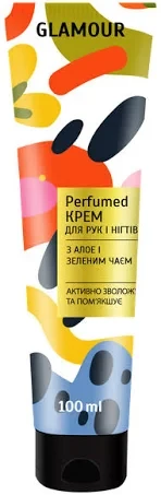 Крем для рук і нігтів Мій каприз Glamour Алое і Зелений чай 100 мл